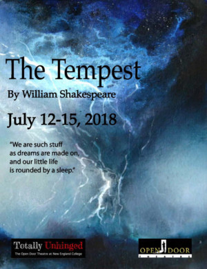 The Open Door Theatre Presents William Shakespeare's THE TEMPEST 