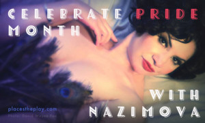 Critically-Acclaimed Multimedia Show About Alla Nazimova, PLACES! By Romy Nordlinger, Comes to HERE Image