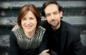 Celia Berk With Sean Gough Perform At The Beach Cafe Image
