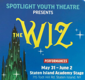 Spotlight Youth Theatre Presents THE WIZ At Haugen Hall Theatre At Staten Island Academy  Image