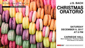 The Cecilia Chorus of New York to Present Bach's CHRISTMAS ORATORIO at Carnegie Hall Image