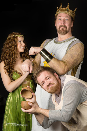 King Arthur, The Knights Of Ni And Killer Rabbits Are Galloping To Franklin with SPAMALOT Image