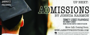 Jarrott Productions Announces Auditions For Joshua Harmon's ADMISSIONS  Image