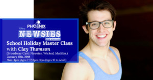 Broadway Comes To Red Bank: Clay Thomson To Lead Master Class At Phoenix Productions 