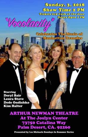 Vocolacity Celebrates The Music Of Manhattan Transfer Image