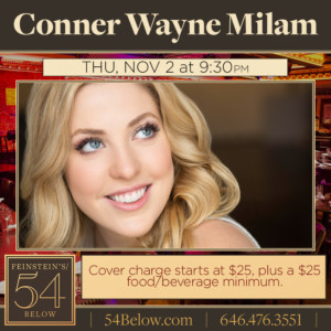 Conner Wayne Milam to Make Solo Debut at Feinstein's/54 Below Image