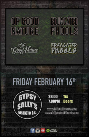 Edjacated Phools Will Be Looking For Their Stash at Gypsy Sally's on Feb 16th 