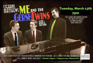 Multi-Award Winner Stearns Matthews Reprises ME & THE GERSHTWINS Image