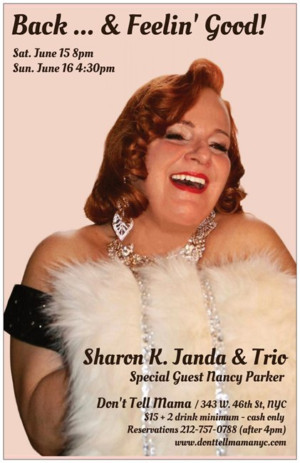 World Class Trio Backs Sharon K. Janda At Don't Tell Mama Image