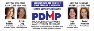 Theater Resources Unlimited Is Accepting Applications For The TRU Producer Mentorship & Development Program Image