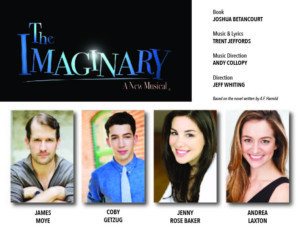 Broadway's Coby Getzug, James Moye, Jenny Rose Baker And Andrea Laxton Lead 29-Hour Reading Of The Upcoming New Musical, THE IMAGINARY. Image
