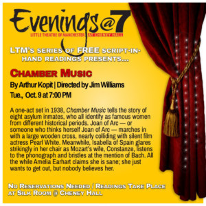 LTM's Popular Play Reading Series Evenings@7 Continues With CHAMBER MUSIC  Image