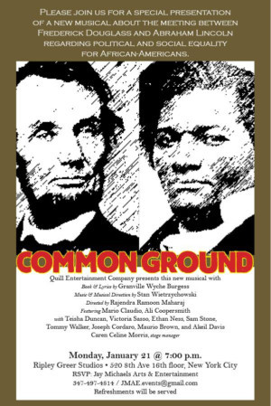 Lincoln & Douglass In A Musical Meeting On COMMON GROUND 