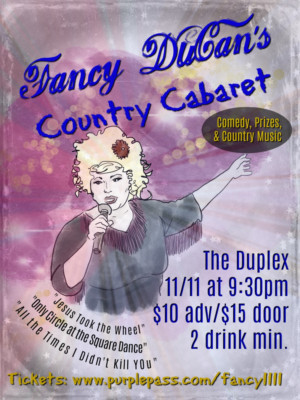 FANCY DUCAN'S COMEDY COUNTRY CABARET Comes to NYC 
