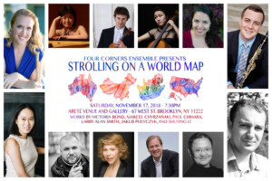 Four Corners Ensemble Presents STROLLING ON A WORLD MAP Image