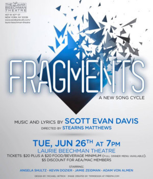 FRAGMENTS By Scott Evan Davis To Premiere At The Laurie Beechman Theatre Image