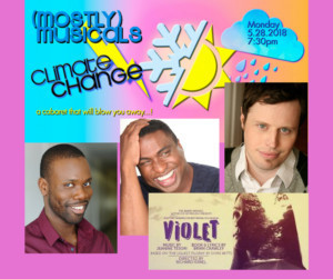 Additional Performers Forecast For (mostly)musicals' CLIMATE CHANGE Monday Night At Vitello's Image