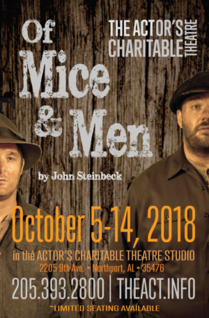 The Actor's Charitable Theatre Presents OF MICE AND MEN Image