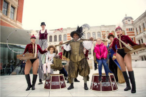 Giffords Circus Perform At Sackler Courtyard, Victoria and Albert Museum Ahead Of UK Wide Tour 