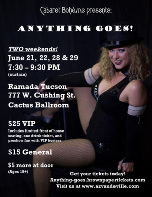 Cabaret Boheme To Present ANYTHING GOES! Image