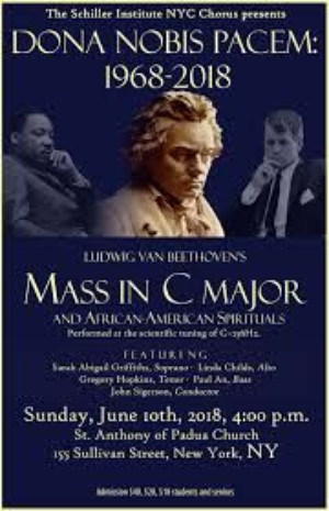 The Schiller Institute NYC Chorus Presents Dona Nobis Pacem: 1968- 2018 Image