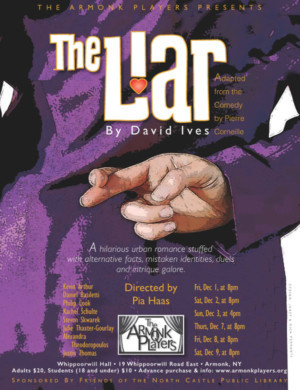 The Armonk Players presents THE LIAR by David Ives Image
