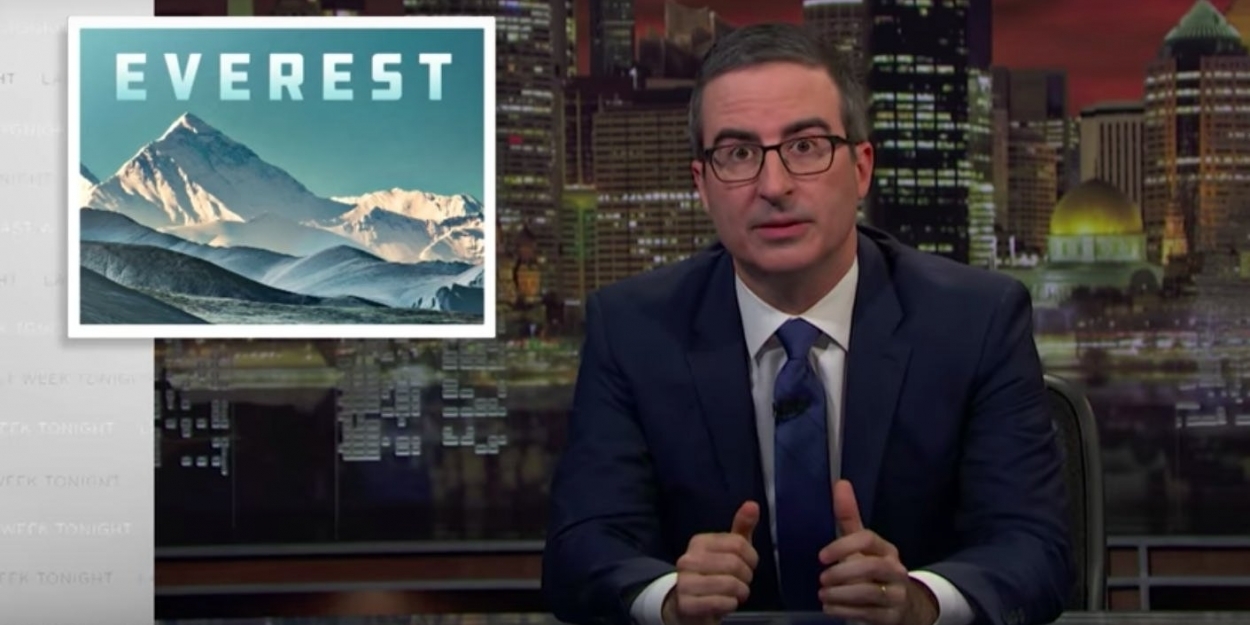 VIDEO: John Oliver Talks the Issues with Mount Everest's Tourist Industry Video