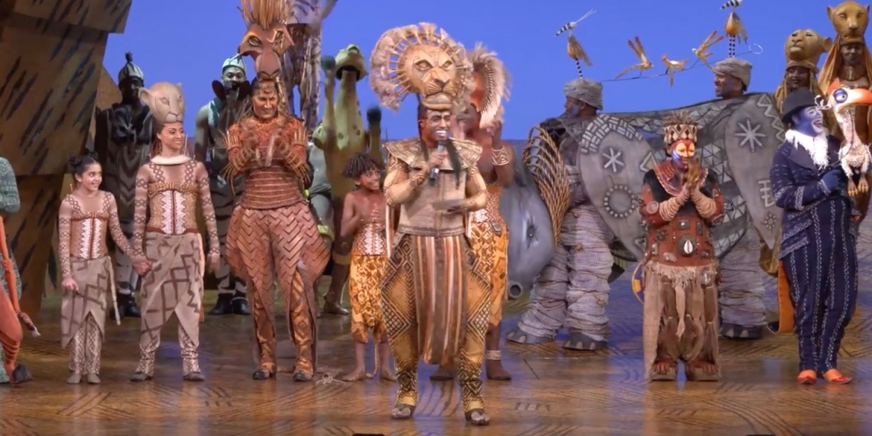 VIDEO THE LION KING Celebrates Remarkable 9000th Performance