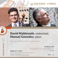 El pianista Manuel González y el violonchelista David Maldonado darán un concierto  Photo
