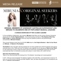 Original Members Of Legendary Australian Supergroup Join Mirusia To Celebrate One Of 