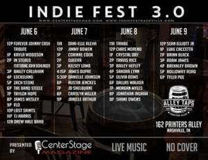 Nashville's Best Kept Musical Secret IndieFest 3.0 Set For June 6-9 Image
