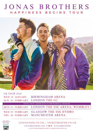 Jonas Brothers Announce Additional London Show to Due Demand Image