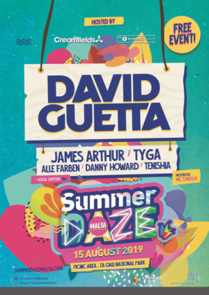 David Guetta, Paul Kalkbrenner, Green Velvet to Perform at Malta's Summer Daze Image