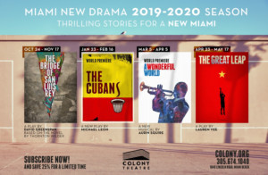 Miami New Drama Announces 2019-2020 Season 