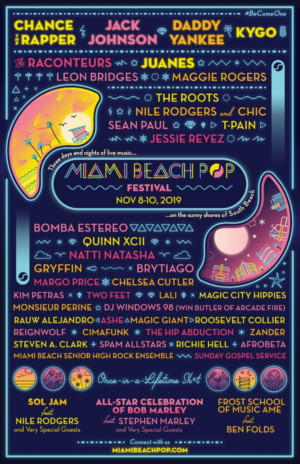 Chance The Rapper, Jack Johnson to Headline Inaugural Miami Beach Pop Festival Image