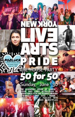 Lineup Announced for LIVE ARTS PRIDE 2019: THE HOUSE PARTY - 50 FOR 50 