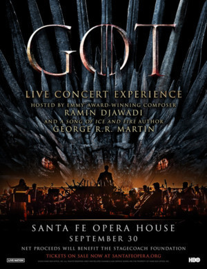 GAME OF THRONES Live Concert Announces Special Concert to Benefit Stagecoach Foundation 
