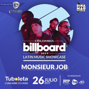 Monsieur Job to Perform at the Colombia Billboard Latin Music Showcase Image