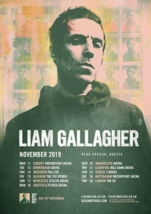 Liam Gallagher Announces U.K. Arena Tour 