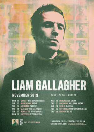 Liam Gallagher Announces U.K. Arena Tour Image