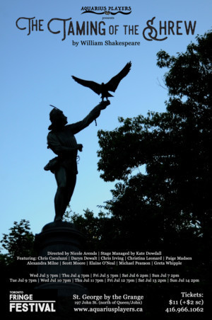 Site-Specific Outdoor TAMING OF THE SHREW at Toronto Fringe 2019 Image