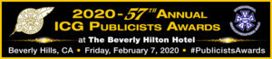 ICG Publicists Awards Set For February 7, 2020 Image