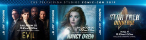 CBS Television Studios Heads to San Diego Comic-Con with STAR TREK, EVIL, NANCY DREW 