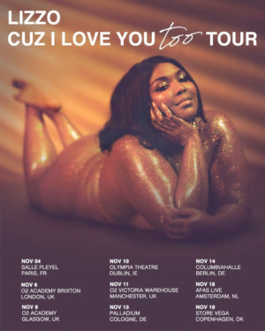 Lizzo Announces 'Cuz I Love You Too' European Tour Image