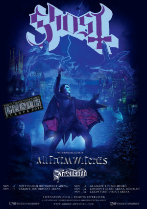 Ghost To Bring The Ultimate Tour Named Death To Europe This November/December Image