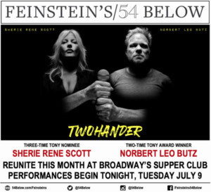Sherie Rene Scott & Norbert Leo Butz Take Over 54 Below Starting Tonight Image
