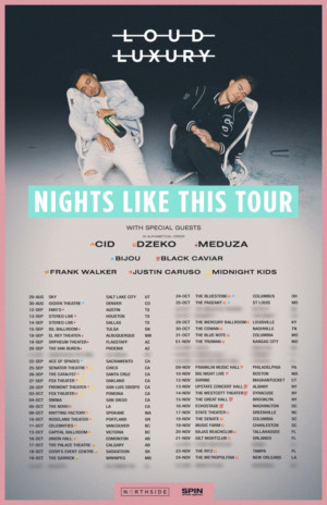 Loud Luxury Announce NIGHTS LIKE THIS North American Fall Tour Image