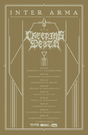 Inter Arma Announce East Coast Tour Image