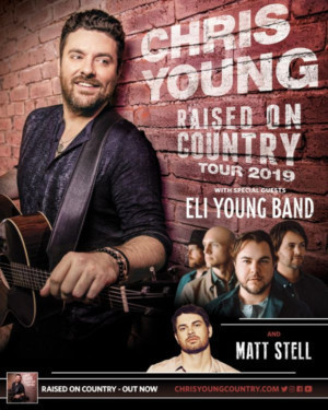 Chris Young Extends 'Raised On Country World Tour 2019' Image