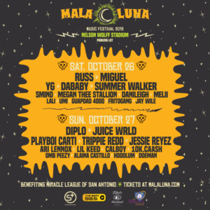 Mala Luna Music Festival Announces 2019 Lineup Featuring Miguel, Russ, Diplo 